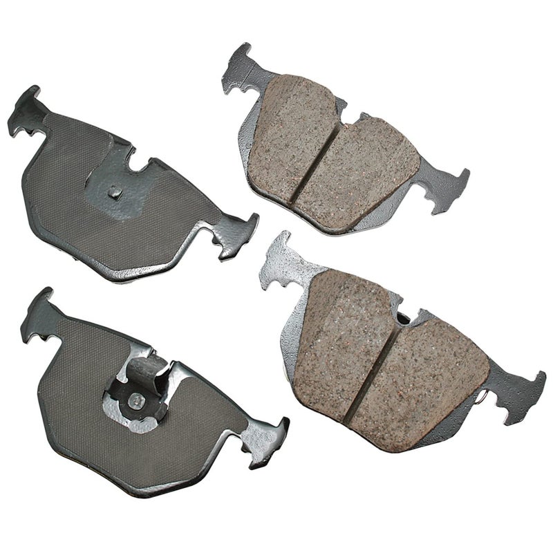 Akebono EUR683 Euro Ultra Premium Ceramic Disc Brake Pad Kit, GREY